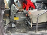 2023 Doosan DX80 mini excavator interior view