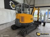 2014 Wacker Neuson EZ38 excavator, rear three-quarter view