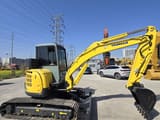 2023 Yanmar VIO55 mini excavator, side view