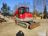 2017 Volvo ECR88D crawler excavator, rear three-quarter view