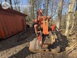 2003 Atlas 1404 wheel excavator, front view of boom and bucket
