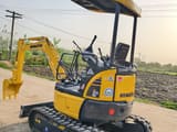 2023 Komatsu PC20MR mini excavator, rear three-quarter view