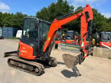 2018 Kubota U27-4 mini excavator, side view