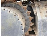 2007 Kobelco SK480 excavator track drive sprocket detail