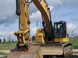 2008 Caterpillar 328D crawler excavator, front three-quarter view