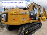 2024 Caterpillar 320D2 Raupenbagger, Ansicht von hinten-dreiviertel