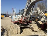 2014 Takeuchi TB1140 crawler excavator, rear three-quarter view