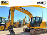 2021 JCB 140X LC crawler excavator, side view