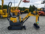 2019 Yanmar SV08–1A(S) mini excavator side view
