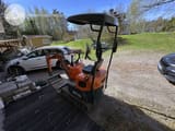 2022 Haitui HT10 mini excavator, rear three-quarter view