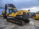 2014 Volvo EC300DNL crawler excavator, rear three-quarter view