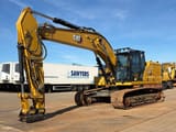 2020 Caterpillar 330 crawler excavator, side view