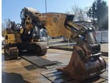 2013 Caterpillar 328D Tunnelbag crawler excavator, side view