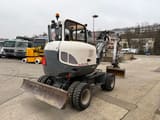 2013 Wacker Neuson 6503-2 wheel excavator, rear three-quarter view