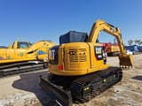 2020 Caterpillar 308E2 mini excavator rear three-quarter view