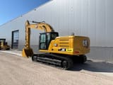 2024 Caterpillar 330GC crawler excavator, rear three-quarter view