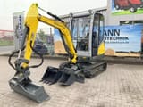 2023 Wacker Neuson ET18 EDITION C mini excavator, front three-quarter view