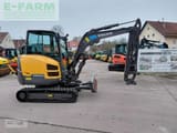 2017 Volvo EC35D mini excavator, side view