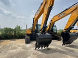 2026 Sany SY215 crawler excavator, front three-quarter view
