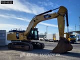 2017 Caterpillar 352F crawler excavator side view