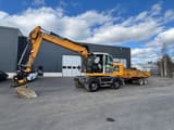 2017 Liebherr A918 LITRONIC wheel excavator side view