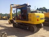 2024 Komatsu PC130-7 crawler excavator, rear three-quarter view