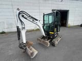 2020 Bobcat E20Z mini excavator, front three-quarter view