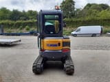 XCMG XE27E mini excavator, rear view