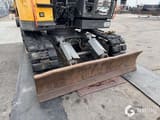 2018 Volvo ECR145EL crawler excavator dozer blade view