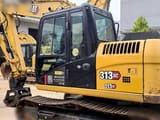 2023 Caterpillar 313GC crawler excavator side view