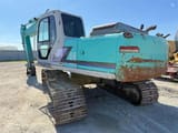 2001 Kobelco Dynamic Acera 58 crawler excavator, rear three-quarter view