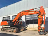 2023 Hitachi ZX350LCN-7 crawler excavator, side profile view
