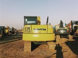 2024 Komatsu PC70-8 mini excavator, rear view