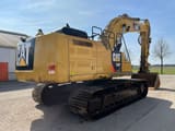 2015 Caterpillar 336F XE crawler excavator, rear three-quarter view