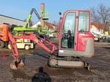 2017 Volvo EC15D mini excavator, side view