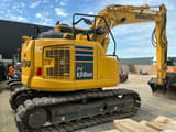 2019 Komatsu PC138US crawler excavator, rear three-quarter view