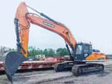 2026 Develon DX360LCA-7B crawler excavator, side view
