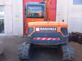 2016 Doosan DX85R-3 mini excavator, rear view