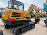 2023 Sany SY55C mini excavator, rear three-quarter view