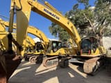 Komatsu PC360-7 crawler excavator, side view