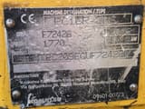 2016 Komatsu PC16R-3HS mini excavator identification plate