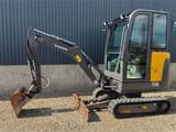 2017 Volvo EC18D mini excavator, side profile view