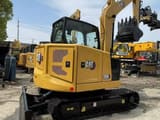 2024 Caterpillar 306 mini excavator rear three-quarter view