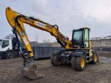 2017 JCB Hydradig wheel excavator, side profile view