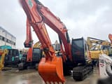 2021 Hitachi ZX200-3G crawler excavator, front three-quarter view
