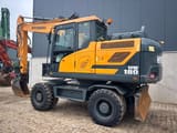 2020 Hyundai HW180 wheel excavator, side view