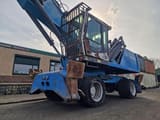 2009 Terex Fuchs MHL360 material handler, low angle side view