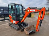 2024 Kubota KX019-4 mini excavator, front three-quarter view