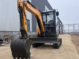 2025 Kubota MB 40 PLUS-VKSH mini excavator, front three-quarter view