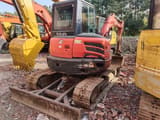 2017 Kubota KX155-5 mini excavator, rear view